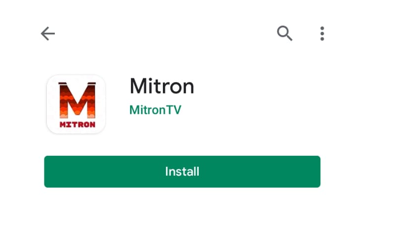 Install MITRON App