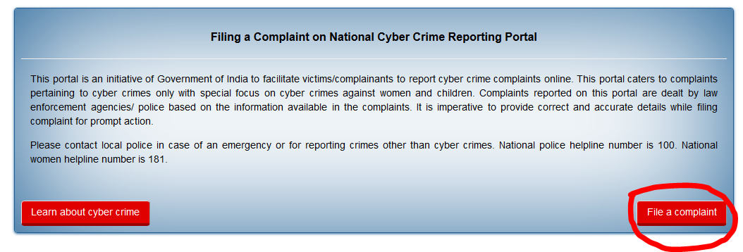 cyber crime step 1