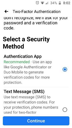 Two Factor Authentication Setup 3.1